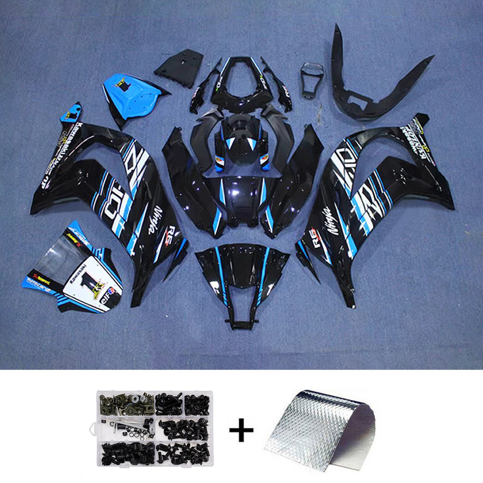 インジェクションフェアリングキット ボディワーク プラスチック ABS カワサキ ZX10R 2011-2015 に適合