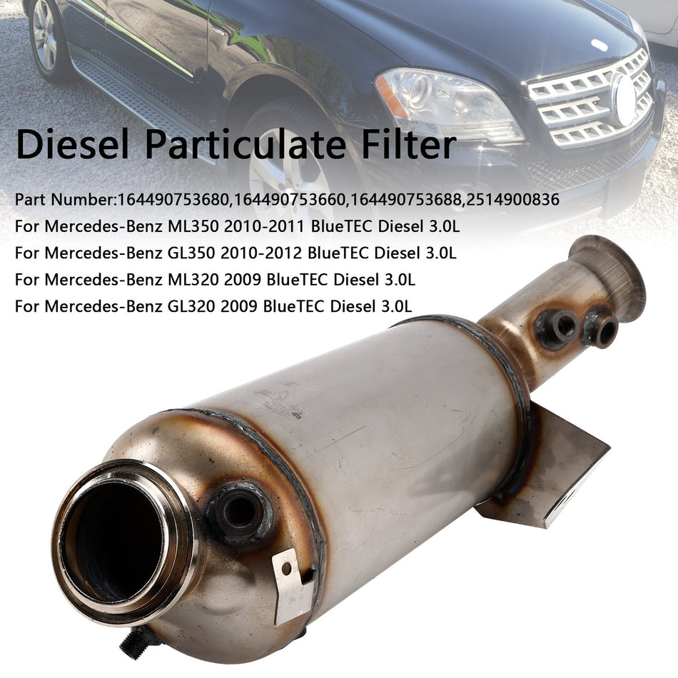 メルセデス ML320 ML350 GL320 GL350 2009-2011 用 ディーゼル微粒子フィルター DPF