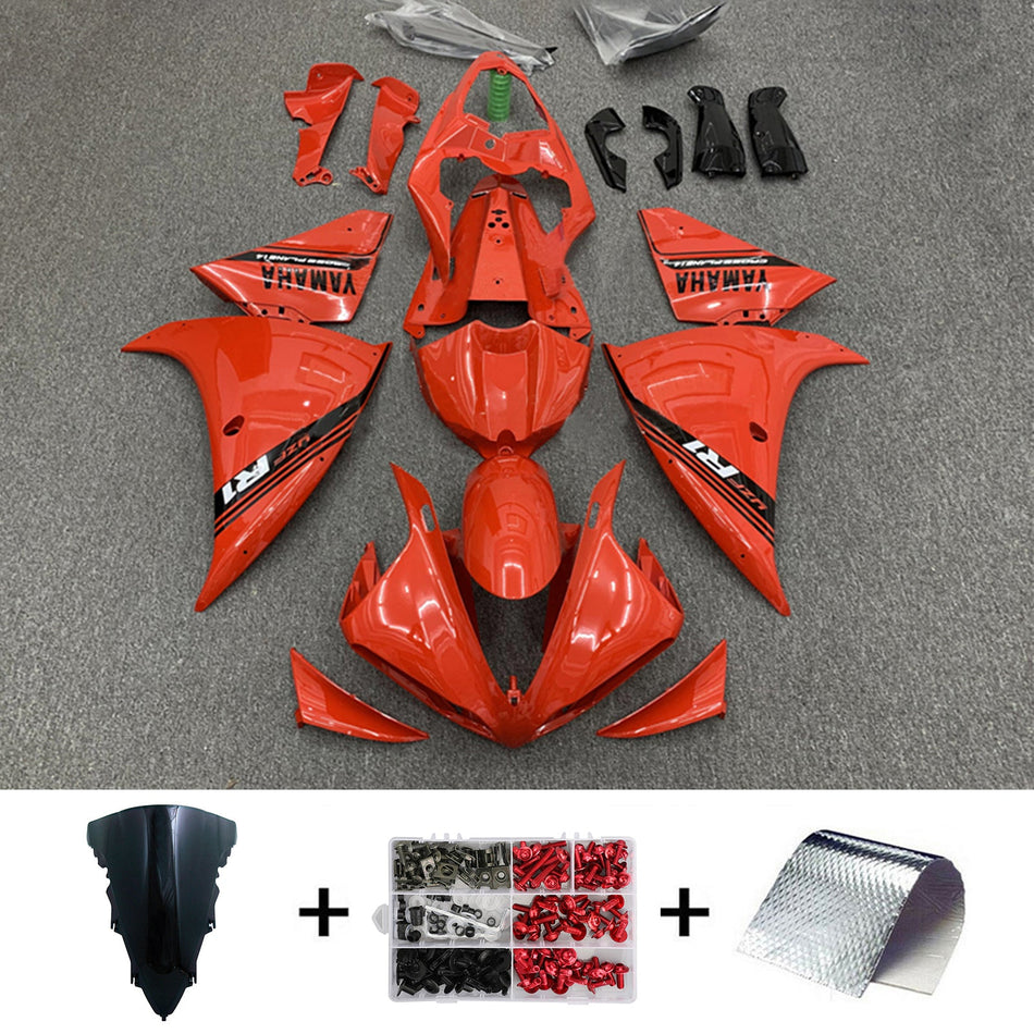 2012-2014 ヤマハ YZF-R1 インジェクションフェアリングキット ボディワーク プラスチック ABS