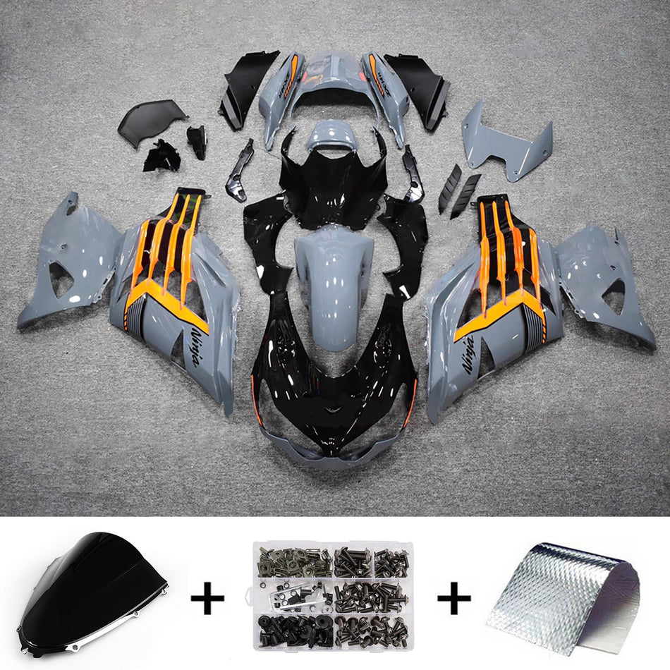 インジェクションフェアリングキット ボディワーク Kawasaki ZX14R ZZR1400 2012-2025 に適合