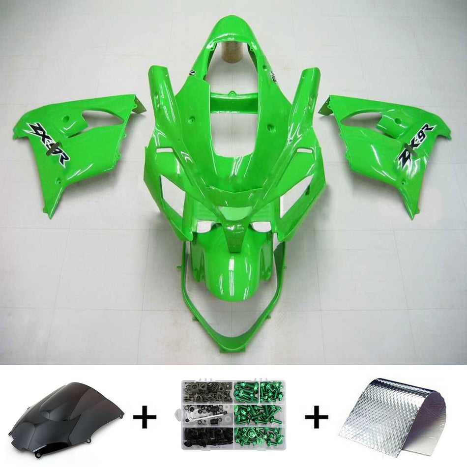 2002-2003 カワサキ ZX9R インジェクションフェアリングキット ボディワーク プラスチック ABS