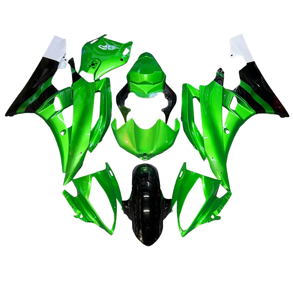 インジェクションフェアリングキット ボディワーク プラスチック ABS ヤマハ YZFR6 YZF-R6 2006-2007用