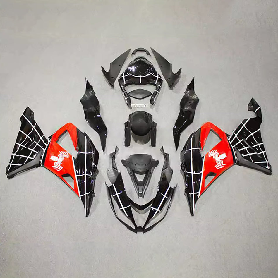 インジェクションフェアリングキット ボディワーク プラスチック ABS カワサキ ZX6R 636 2013-2018 に適合