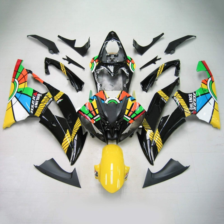 2008-2016 ヤマハ YZF 600 R6 インジェクションフェアリングキット ボディワーク プラスチック ABS #156