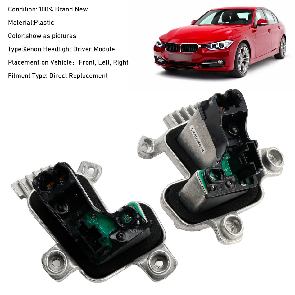BMW F30 F35用 左/右ヘッドライトモジュール ウィンカー 63117419619/20 2個