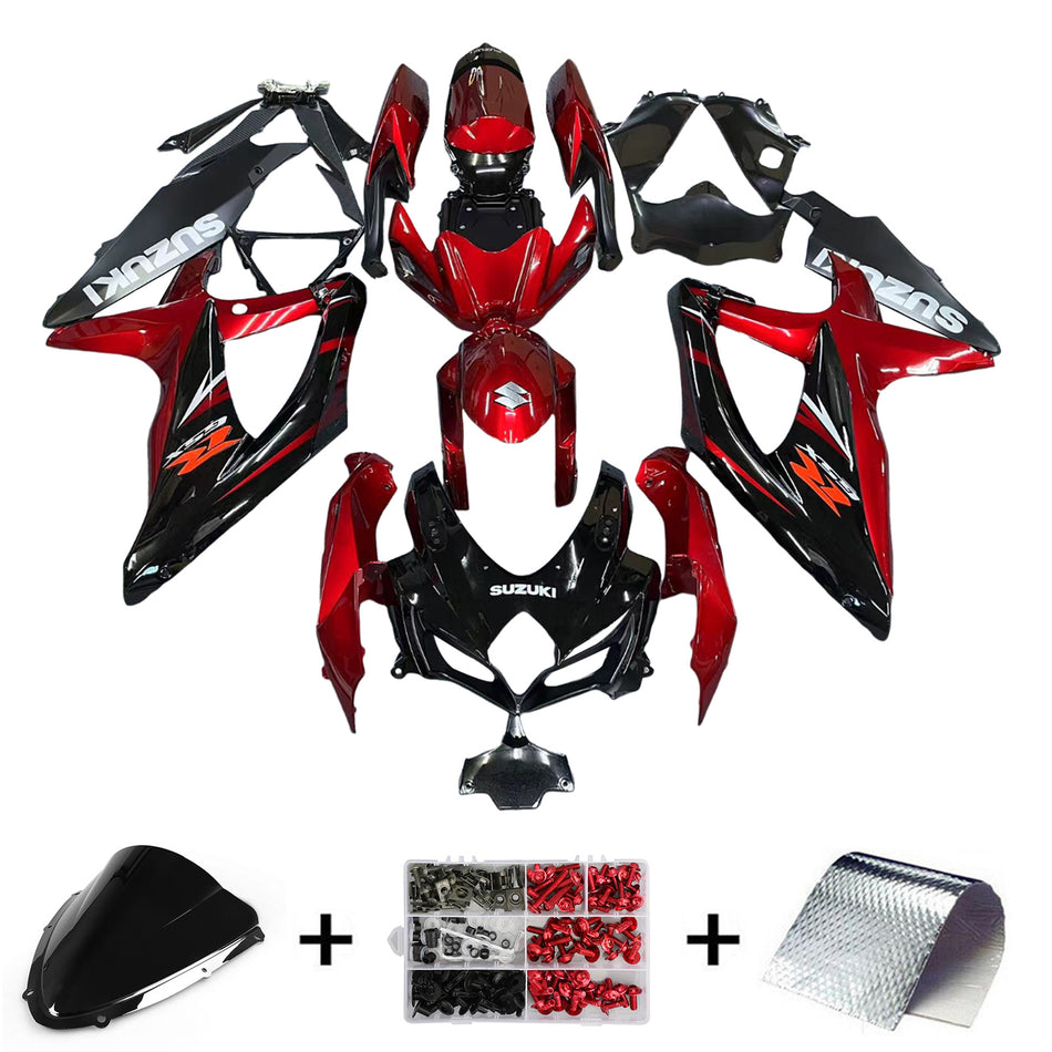 2008-2010 スズキ GSXR 600/750 K8 Amotopart インジェクションフェアリングキット ボディワーク プラスチック ABS #134