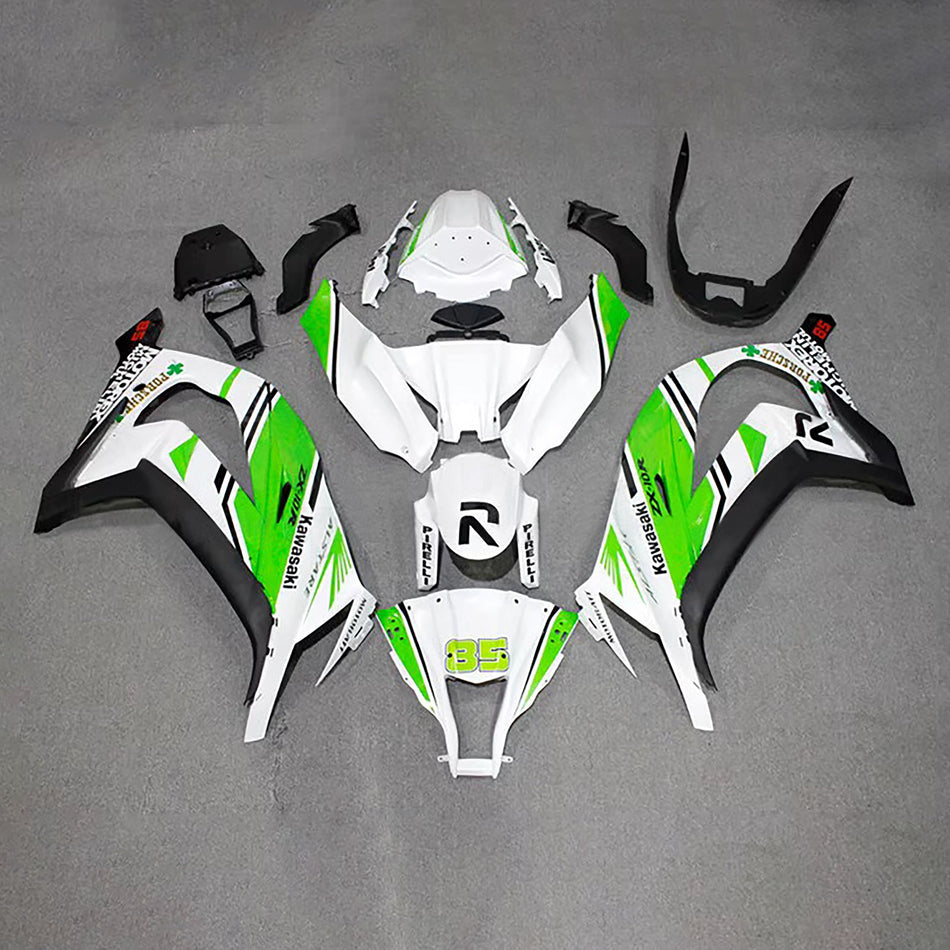インジェクションフェアリングキット ボディワーク プラスチック ABS カワサキ ZX10R 2011-2015 に適合
