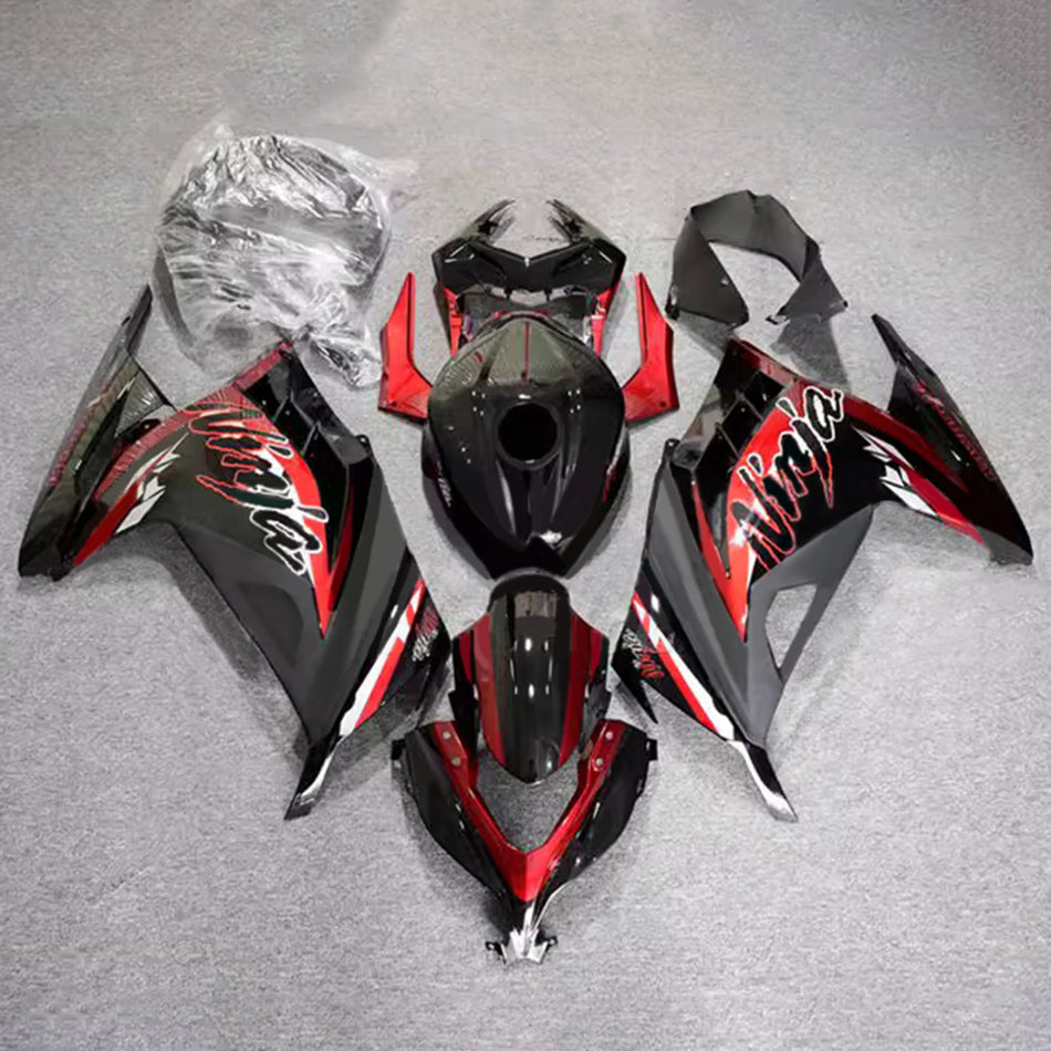 インジェクションフェアリングキット ボディワーク プラスチック ABS カワサキ EX300 Ninja300 2013-2024 に適合