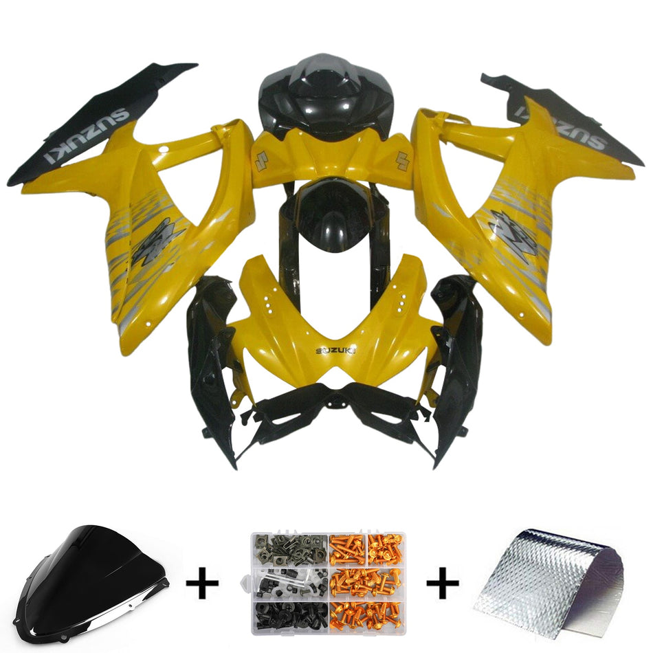 2008-2010 スズキ GSXR 600/750 K8 インジェクションフェアリングキット ボディワーク プラスチック ABS