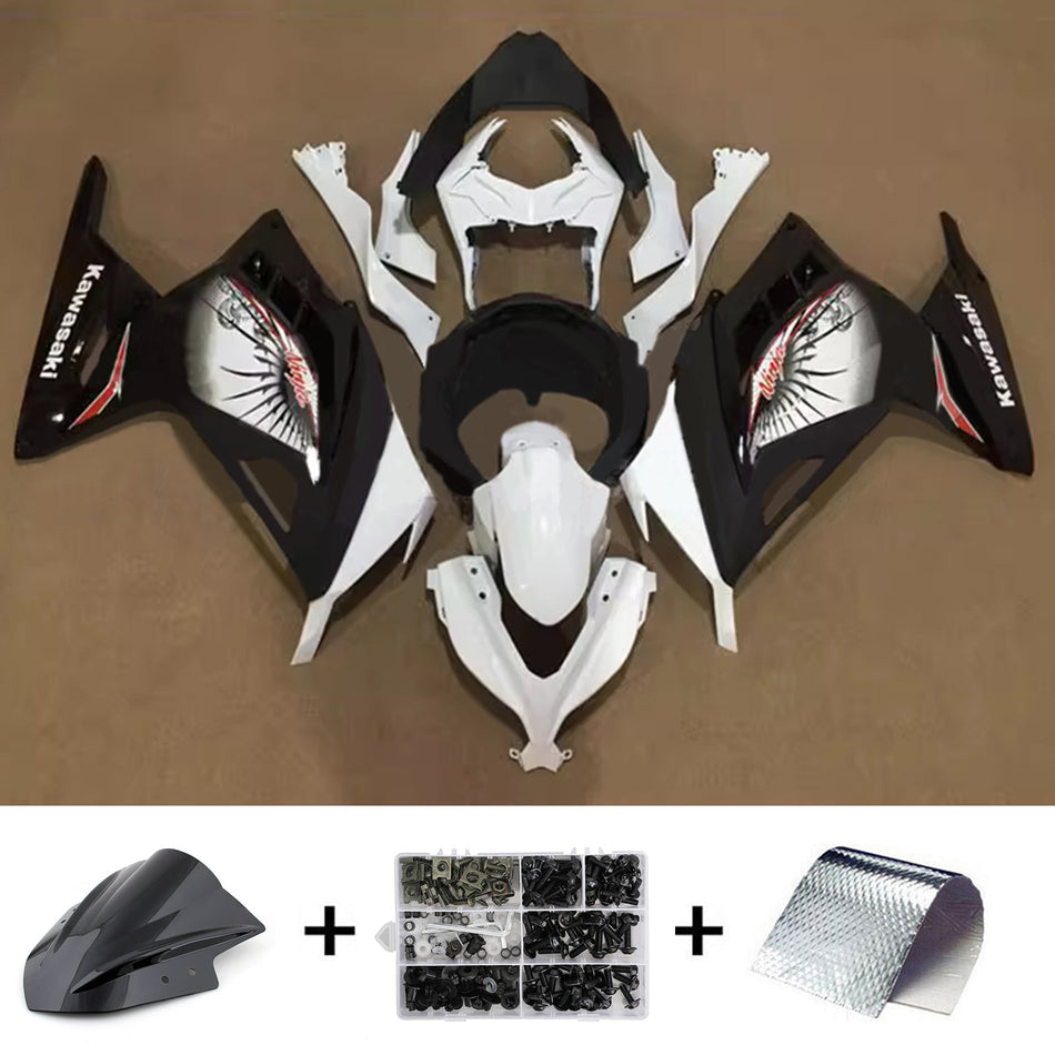 インジェクションフェアリングキット ボディワーク プラスチック ABS カワサキ EX300 Ninja300 2013-2024 に適合