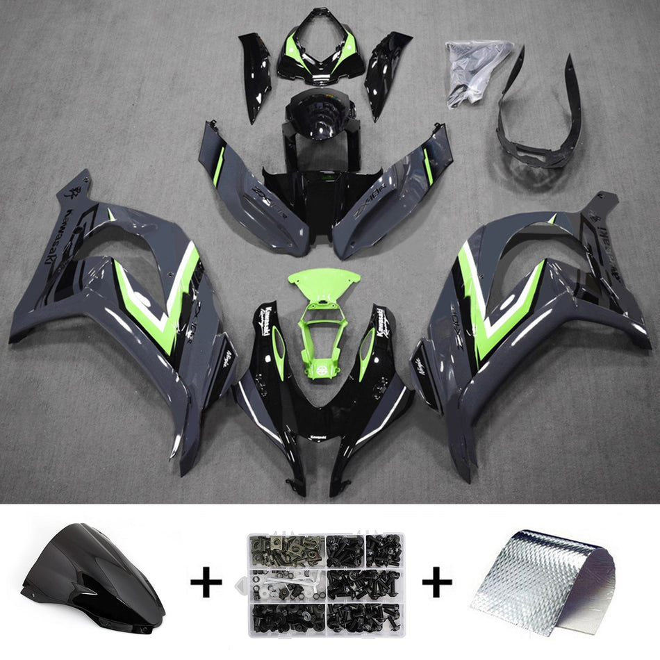インジェクションフェアリングキット ボディワーク プラスチック ABS カワサキ ZX10R 2016-2020 に適合