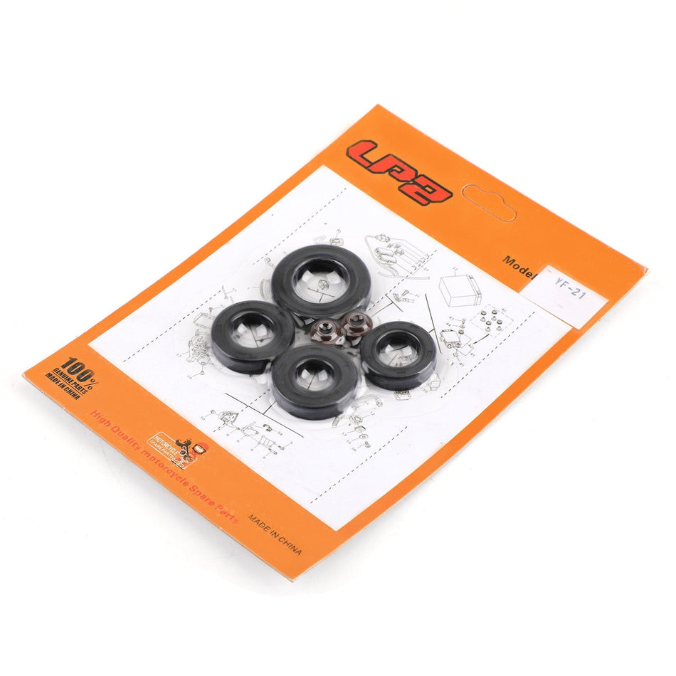 エンジンオイルシールキットセット 6個シール ホンダ CB100 SL100 XL100 CB125S CL100 汎用