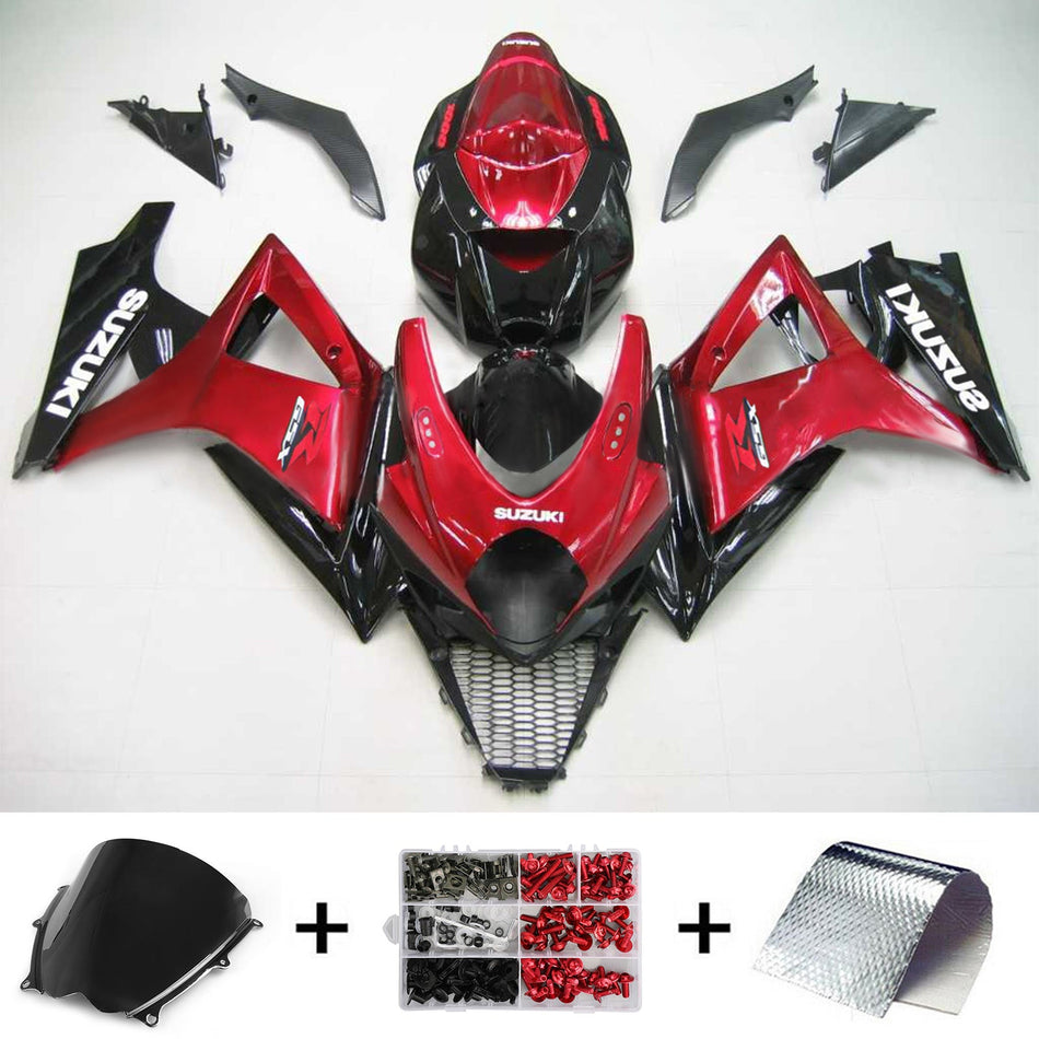 2007-2008 スズキ GSXR1000 K7 Amotopart インジェクションフェアリングキット ボディワーク プラスチック ABS #120