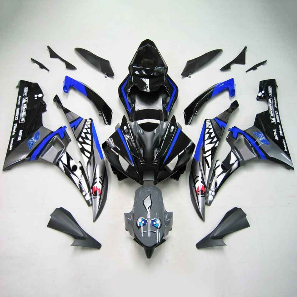 2006-2007 ヤマハ YZF 600 R6 Amotopart インジェクションフェアリングキット ボディワーク プラスチック ABS #136