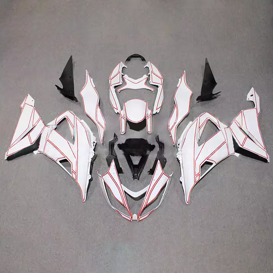 インジェクションフェアリングキット ボディワーク プラスチック ABS カワサキ ZX6R 636 2013-2018 に適合