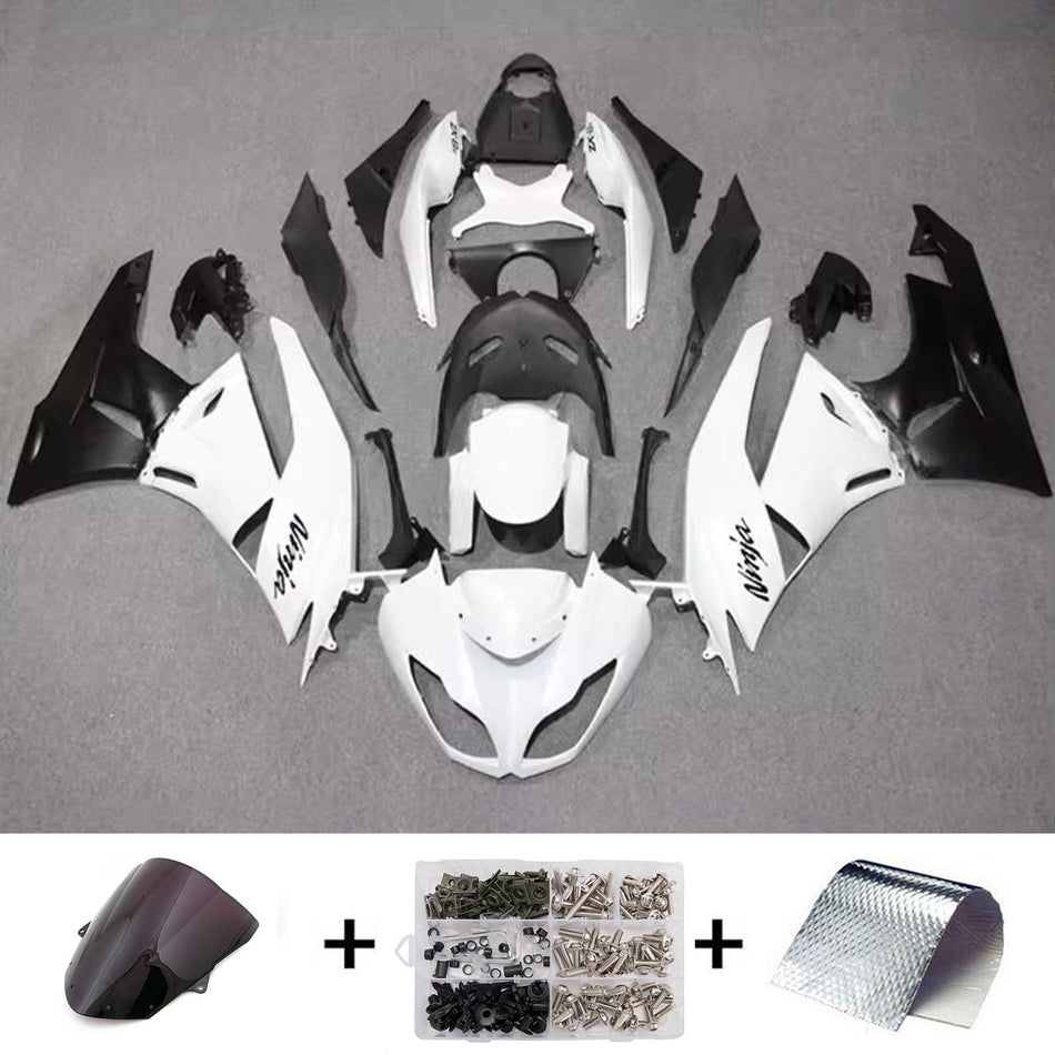 インジェクションフェアリングキット ボディワーク プラスチック ABS カワサキ ZX6R 636 2009-2012 に適合