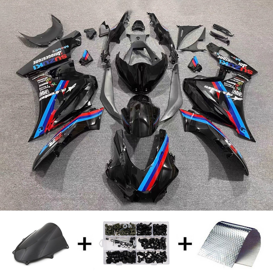 スズキ GSXR1000 2017-2025 K17用 インジェクションフェアリングキット ボディワーク プラスチック ABS