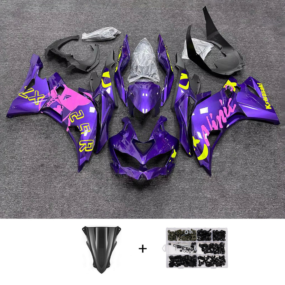 カワサキ Ninja ZX-25R ZX-4R ZX-4RR 2019-2025 に適合するインジェクションフェアリングキット