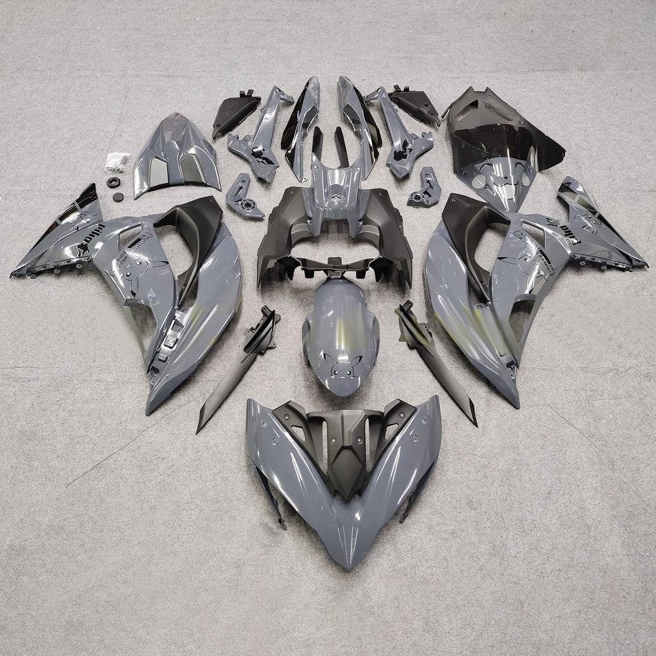 インジェクションフェアリングキット ボディワーク プラスチック ABS カワサキ ER-6F Ninja650R 2017-2019 に適合