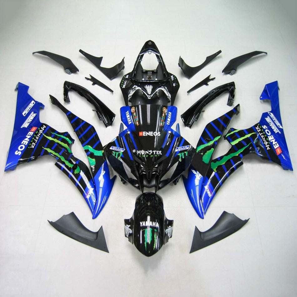 2008-2016 ヤマハ YZF 600 R6 インジェクションフェアリングキット ボディワーク プラスチック ABS #155