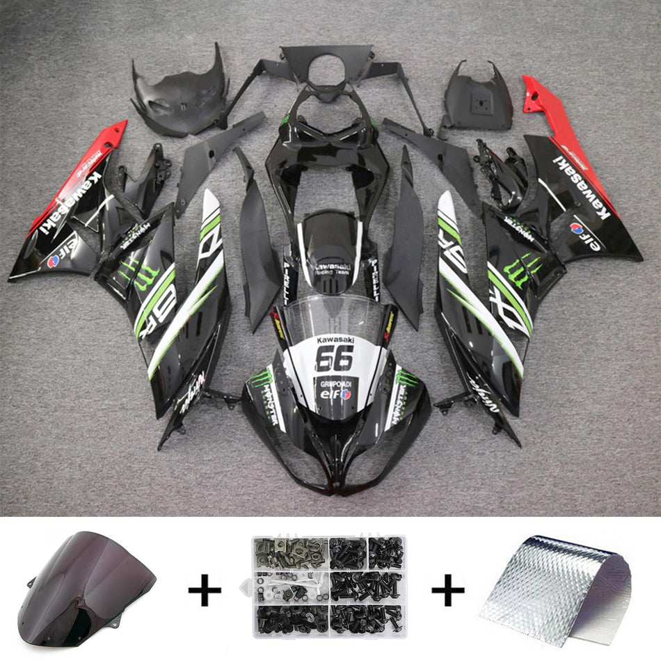 2009-2012 カワサキ ZX6R 636 フェアリングキット ボディワーク プラスチック ABS
