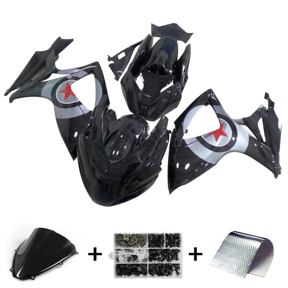 2006-2007 スズキ GSXR 600/750 K6 インジェクションフェアリングキット ボディワーク プラスチック ABS