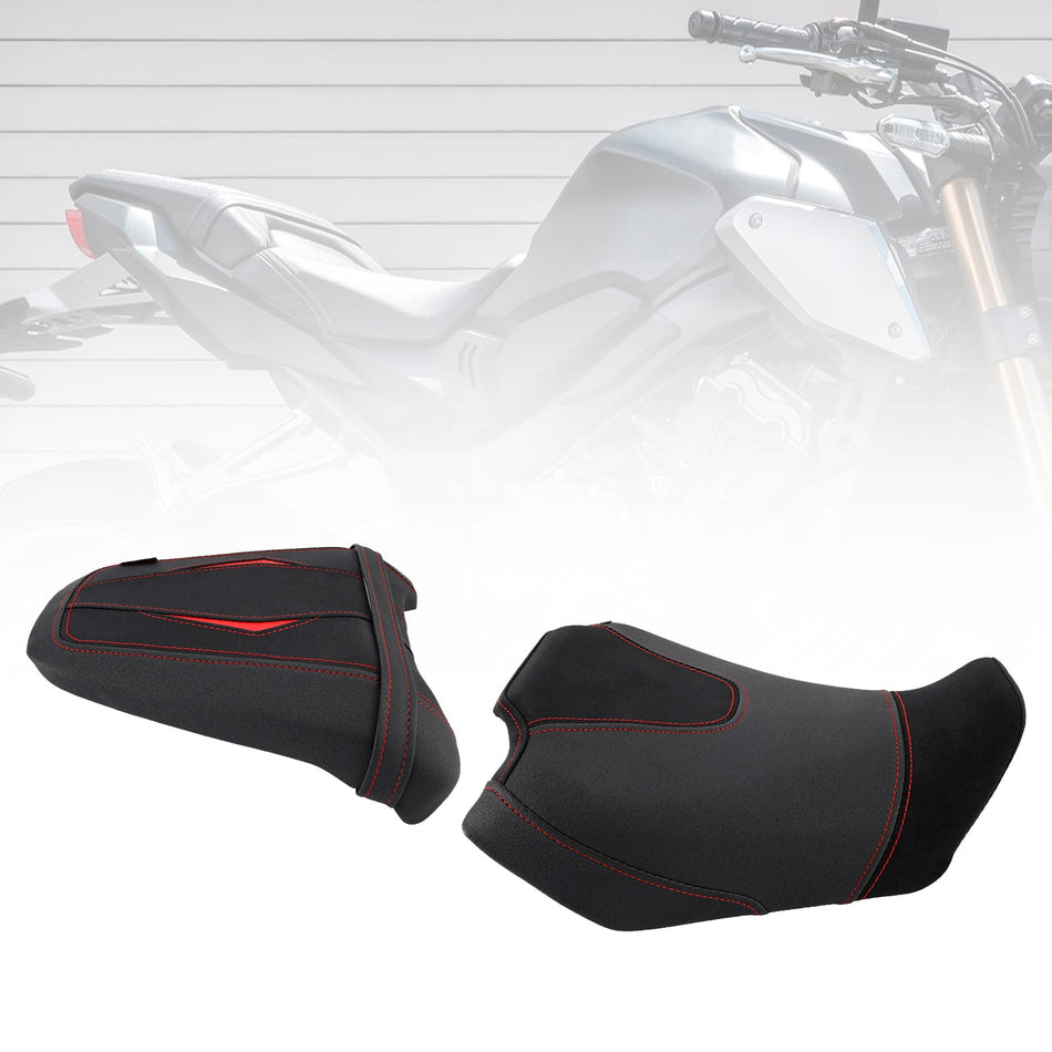 2024-2025 ホンダ CB650R CBR650R 用 フロント下部 リアシート ドライバー/ピリオン ブラック2