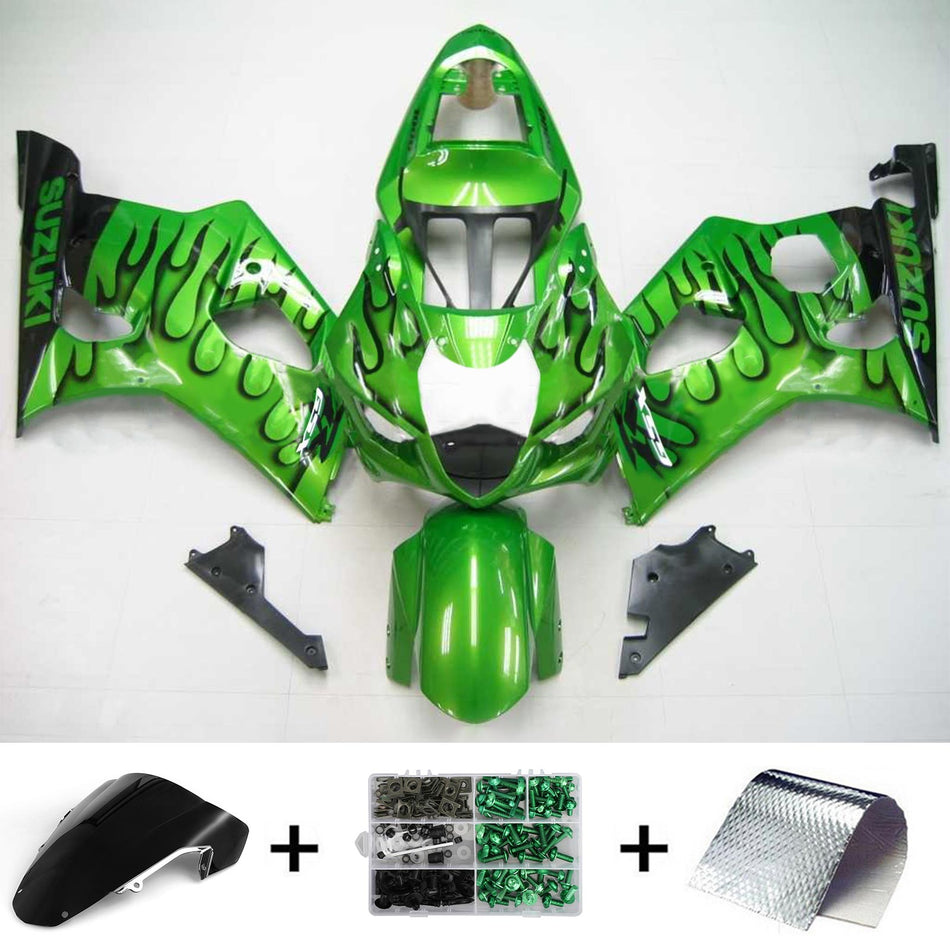 2003-2004 スズキ GSXR1000 K3 Amotopart インジェクションフェアリングキット ボディワーク プラスチック ABS #119