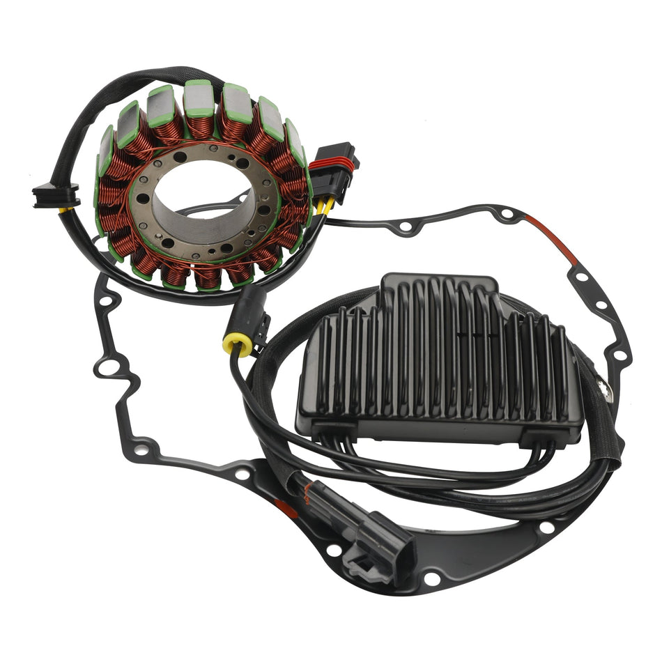 2002-2003 VRSCA 1HAZ VRSCA V-ROD マグネト コイル ステーター + 電圧レギュレーター + ガスケット アセンブリ 30734-01K