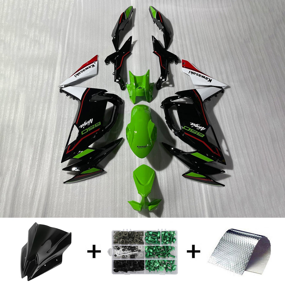 2020-2023 カワサキ ER-6F Ninja650 インジェクションフェアリングキット ボディワーク ABS#114