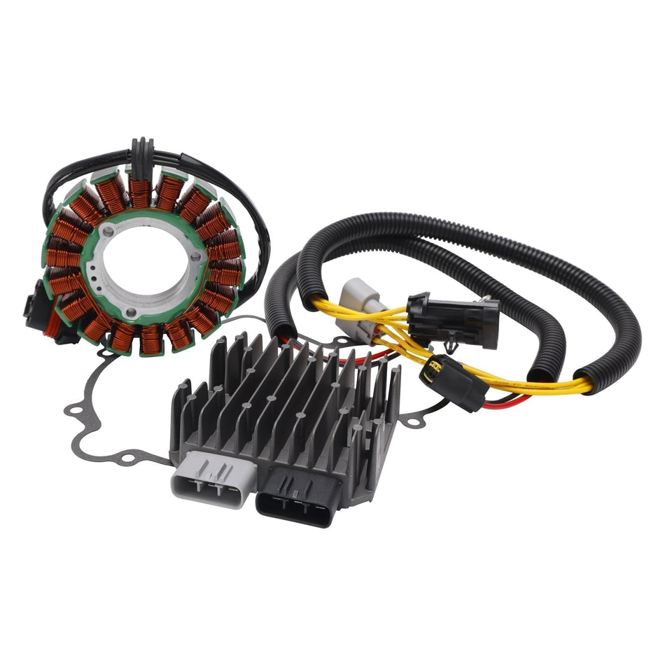 2019-2024 ポラリス RZR 1000 ターボ 4 マグネトコイルステーター + 電圧レギュレーター + ガスケットアセンブリ 4013970
