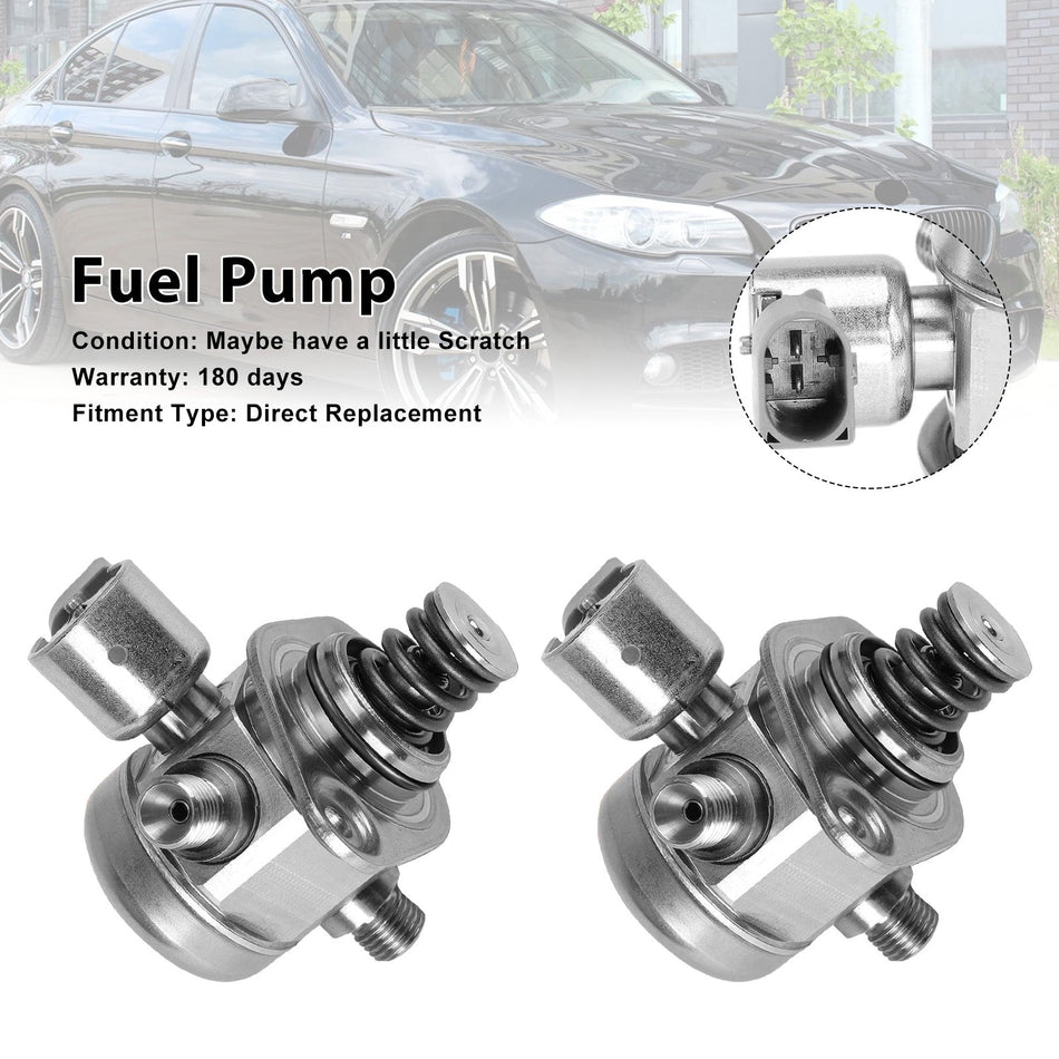 2PCS 高圧燃料ポンプ 13517595339 BMW F01 F10 E70 X5 E70 V8 4.4Lに適合