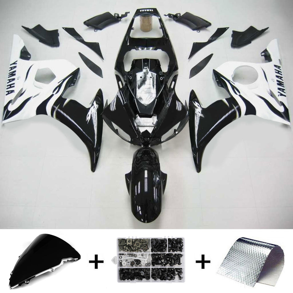2003-2004 ヤマハ YZF 600 R6 2006-2009 R6S Amotopart インジェクションフェアリングキット ボディワーク プラスチック ABS #106