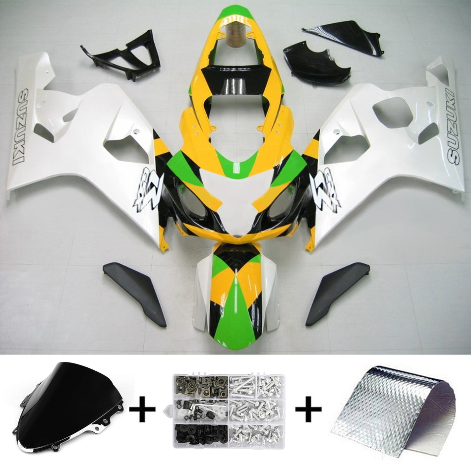 2004-2005 スズキ GSXR 600/750 K4 Amotopart インジェクションフェアリングキット ボディワーク プラスチック ABS #147