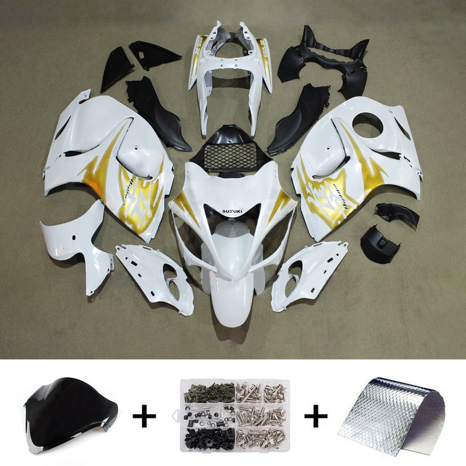 スズキ ハヤブサ GSX1300R 2008-2020 用 インジェクションフェアリングキット ボディワーク プラスチック ABS