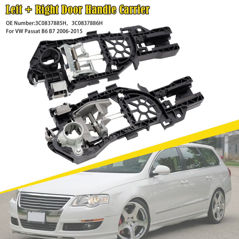 2006-2015 VW Passat B6 B7 フロント左+右ドアハンドルキャリア