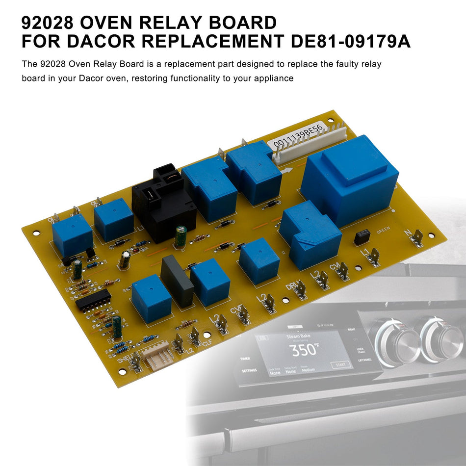92029 62439 Dacor交換用オーブンリレーボード DE81-08448A
