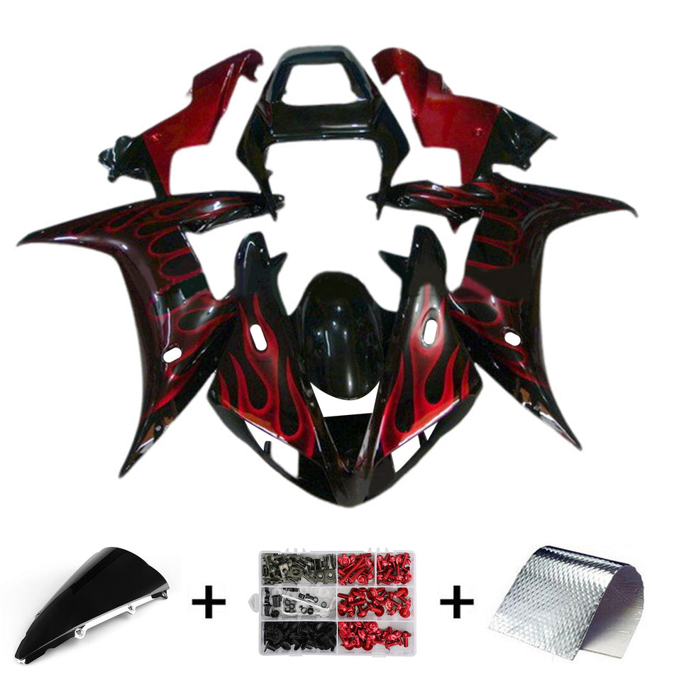 2002-2003 ヤマハ YZF 1000 R1 インジェクションフェアリングキット ボディワーク プラスチック ABS
