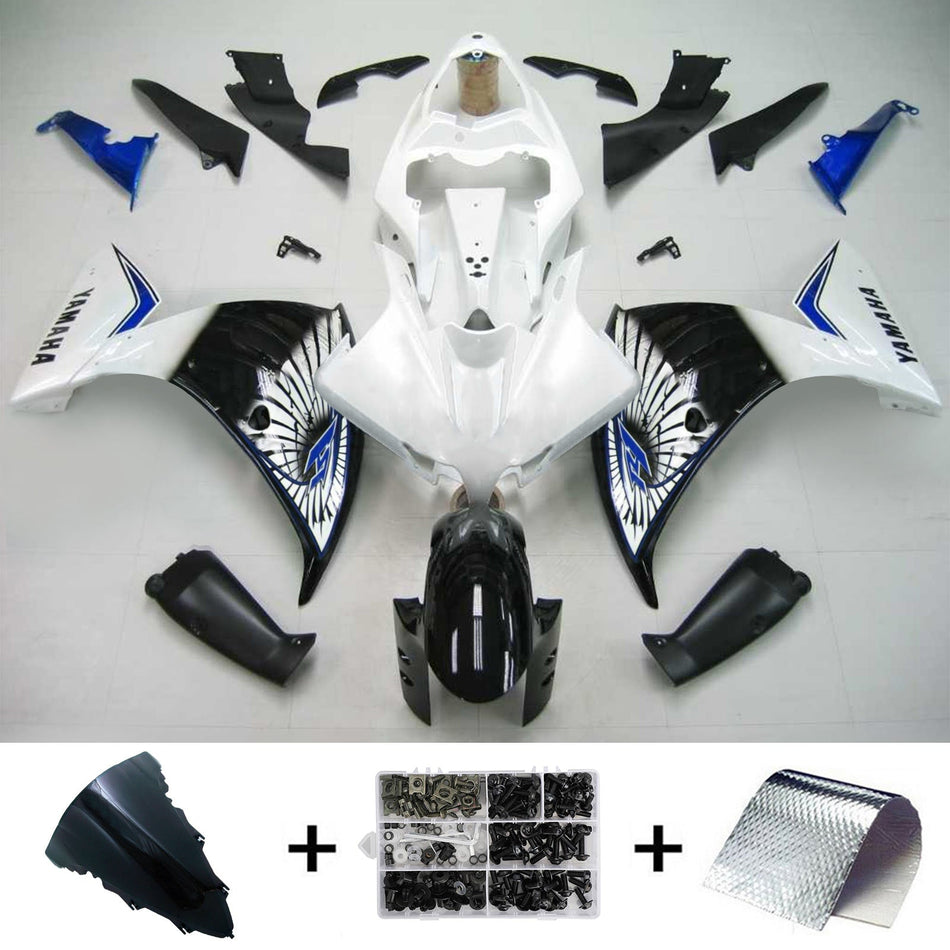 2012-2014 ヤマハ YZF 1000 R1 Amotopart インジェクションフェアリングキット ボディワーク プラスチック ABS #117