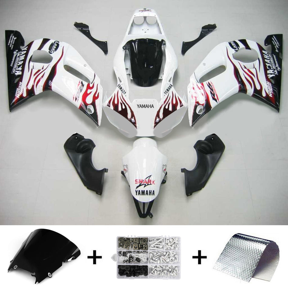 1998-2002 ヤマハ YZF 600 R6 インジェクションフェアリングキット ボディワーク プラスチック ABS #109