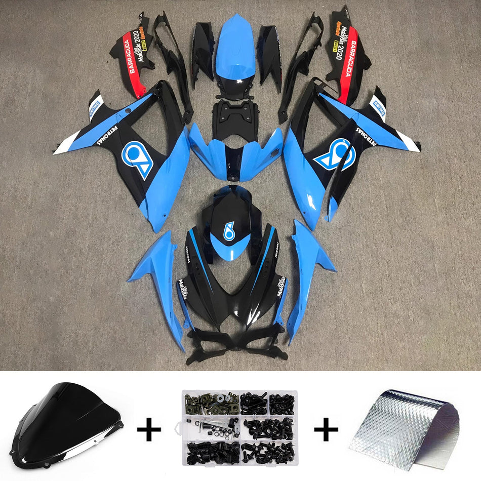 スズキ GSXR 600/750 2008-2010 K8 用 インジェクションフェアリングキット ボディワーク プラスチック ABS