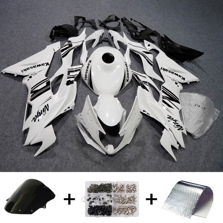 インジェクションフェアリングキット ボディワーク プラスチック ABS カワサキ ZX6R 2019-2023 に適合