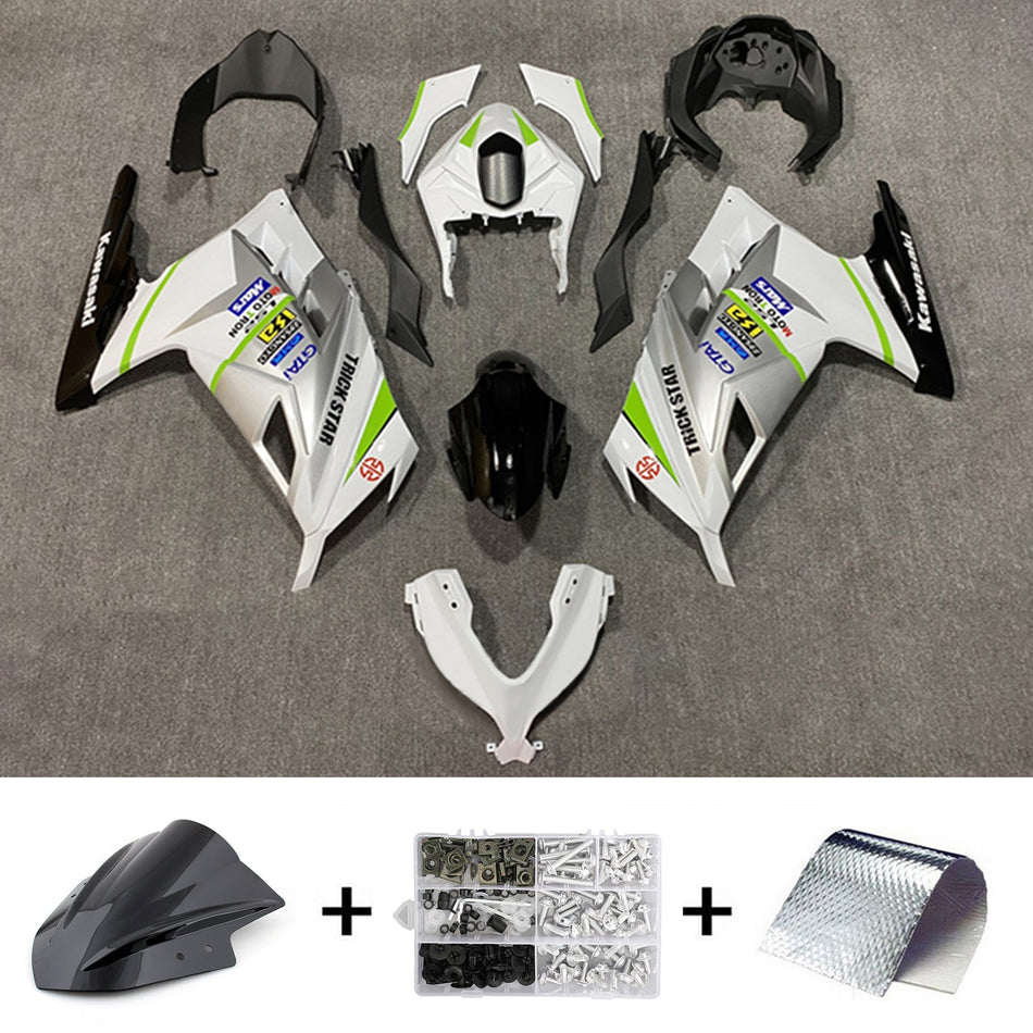 2013-2024 カワサキ EX300/Ninja300 インジェクションフェアリングキット ボディワーク プラスチック ABS
