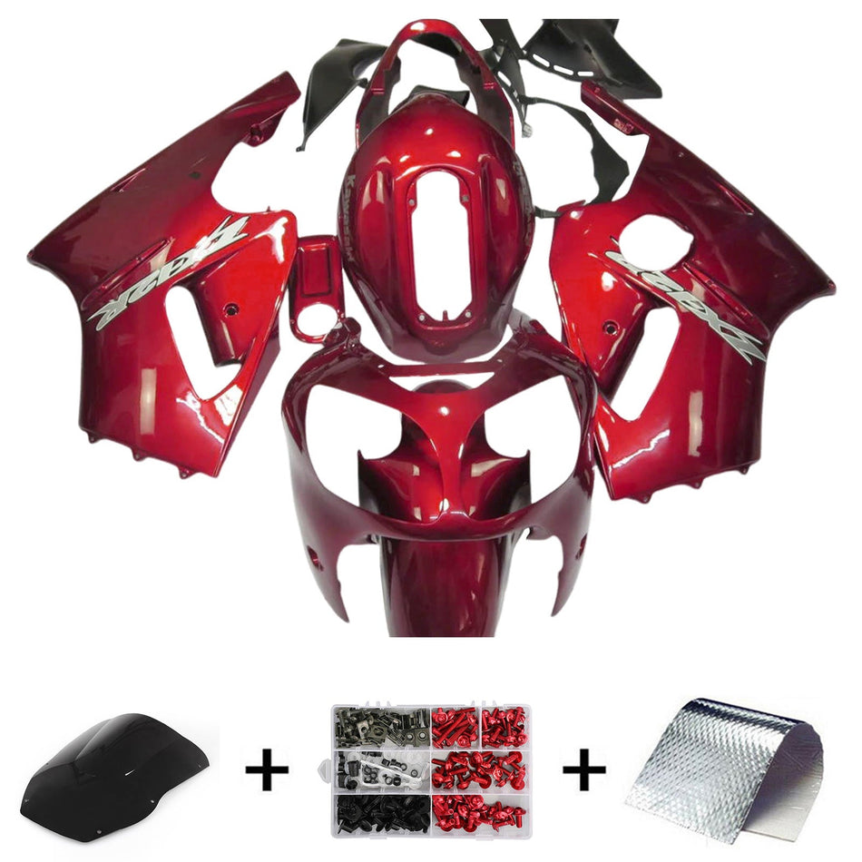 2000-2001 カワサキ ZX12R インジェクションフェアリングキット ボディワーク プラスチック ABS