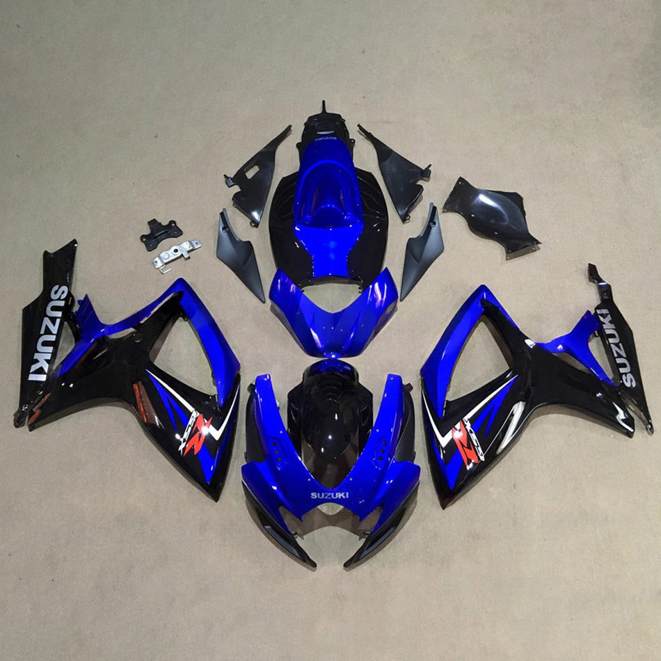スズキ GSXR 600/750 2006-2007 K6 用 インジェクションフェアリングキット ボディワーク プラスチック ABS