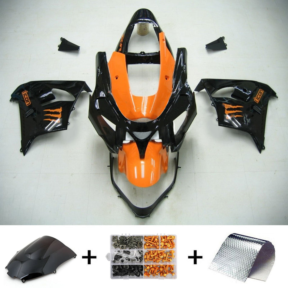 2002-2003 カワサキ ZX9R Amotopart インジェクションフェアリングキット ボディワーク プラスチック ABS #120