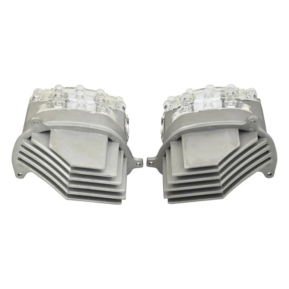 2xターンシグナルヘッドライトコントロールユニットモジュール63127245813 14 BMW 3 E90 E91用