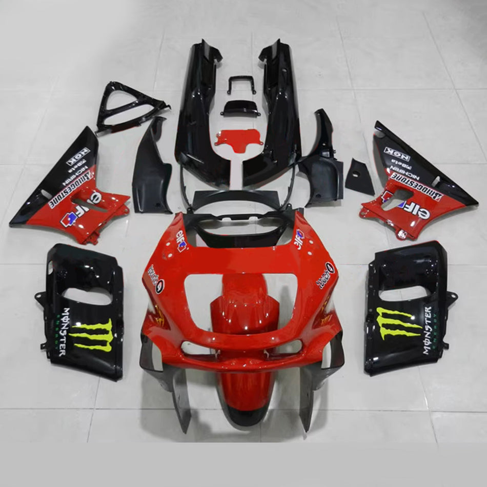 インジェクションフェアリングキット ボディワーク プラスチック ABS カワサキ ZZR400 1993-2007 ZZR600 1998-2003 に適合