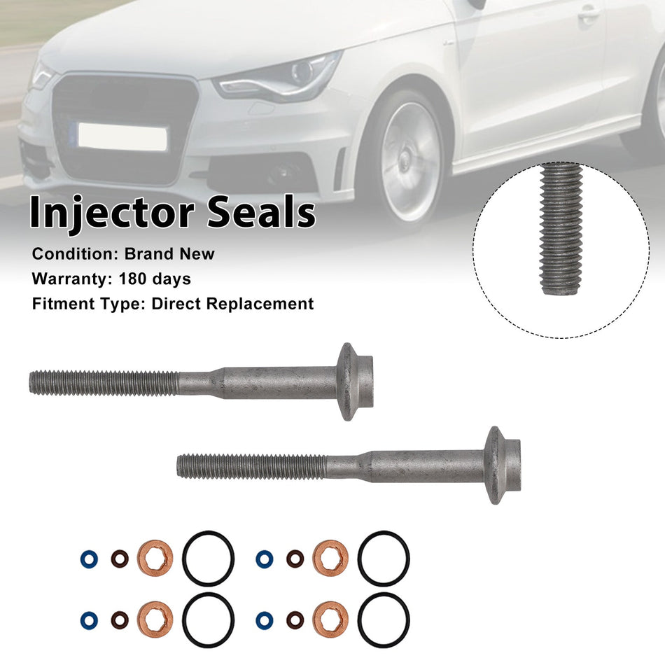 燃料インジェクターリングワッシャーシールボルト 03L130277B VW Caddy 1.6TDI A2C59513554に適合