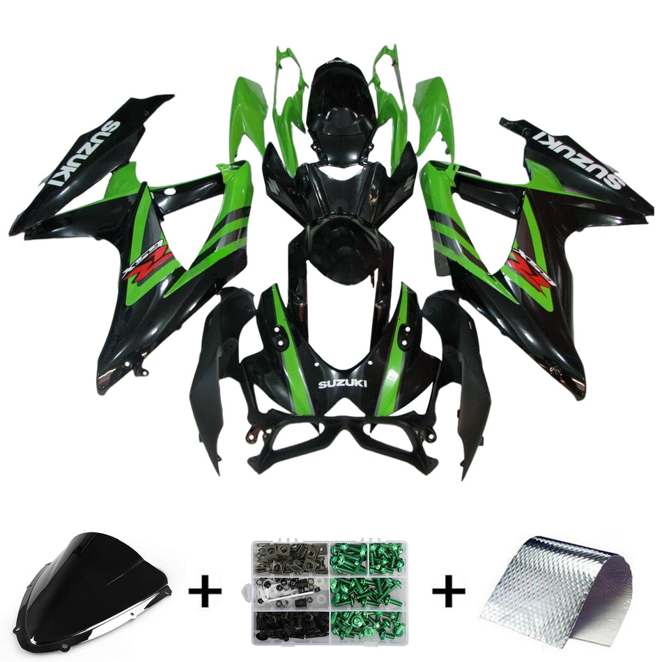 2008-2010 スズキ GSXR 600/750 K8 インジェクションフェアリングキット ボディワーク プラスチック ABS